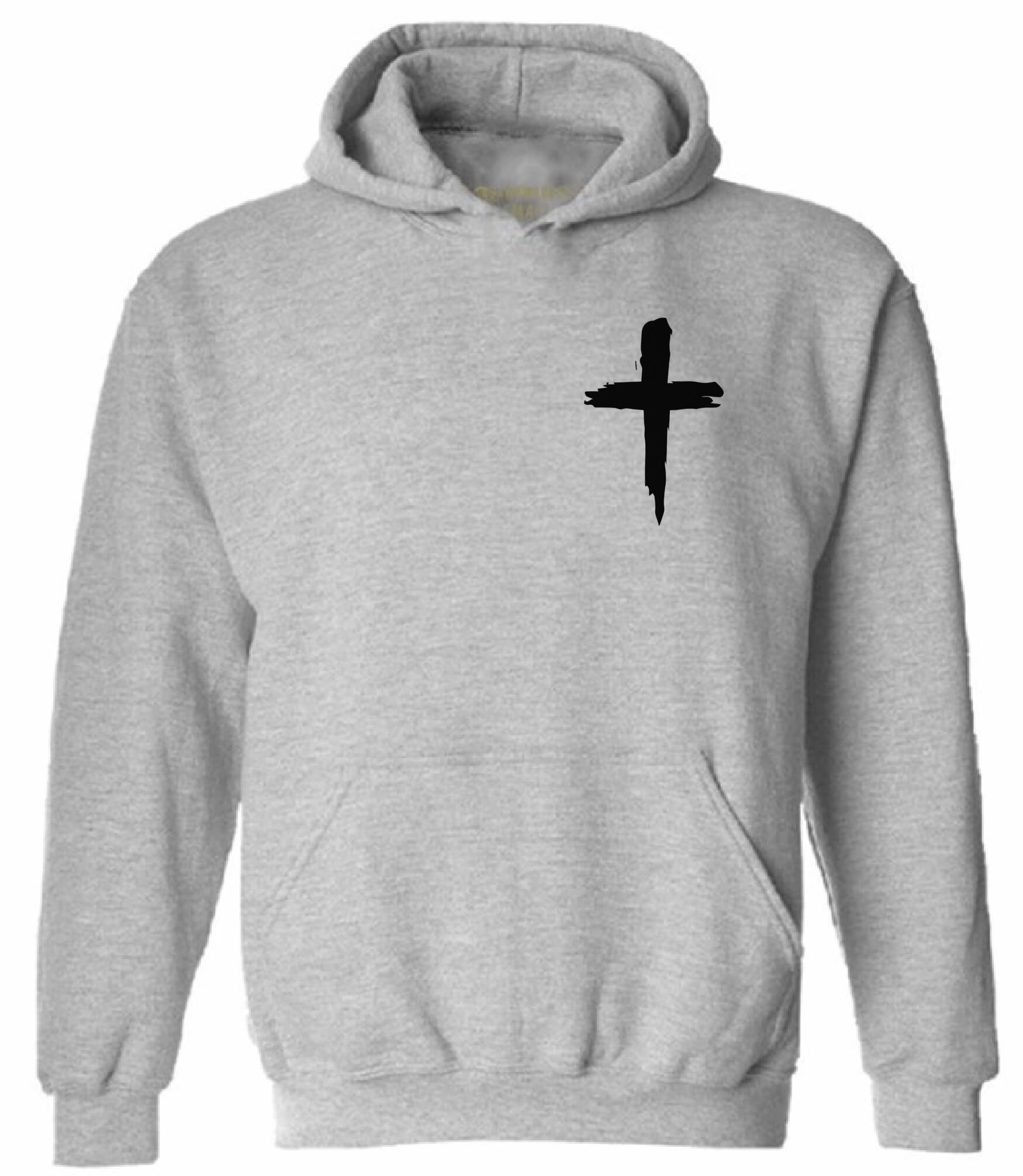 Cross Hoodie Christian Believe Jesus Christ Religious Blessed Faith Hoodie